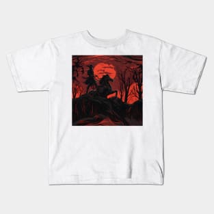 Halloween Monsters 5 - Headless Horseman Kids T-Shirt